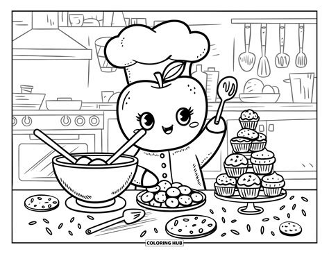 Image result for Apple Computer Coloring Page