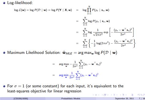 Afbeeldingsresultaten voor Linear Regression Maximum Likelihood