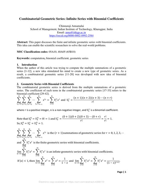 Afbeeldingsresultaten voor Binomial Infinite Series