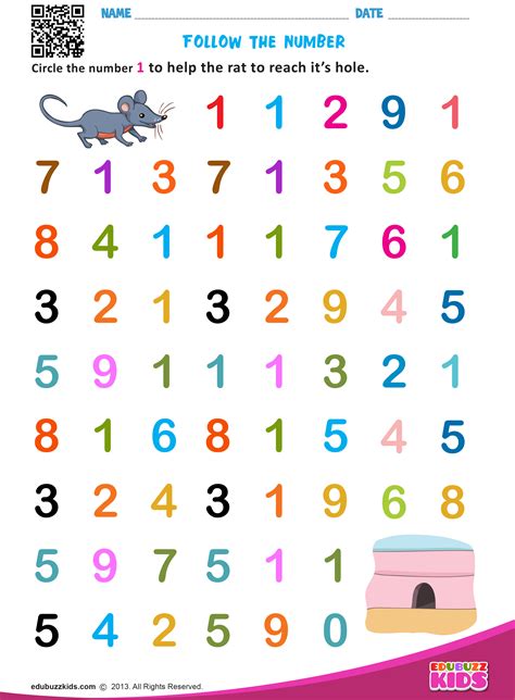 Image result for Identifying Numbers Worksheets