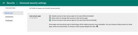 Image result for Turn Off Less Secure Apps