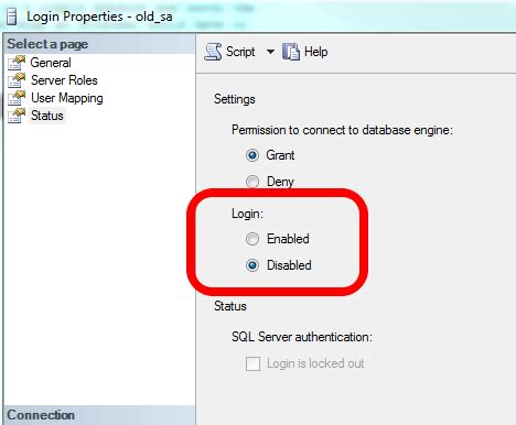 Image result for SQL Server User SA