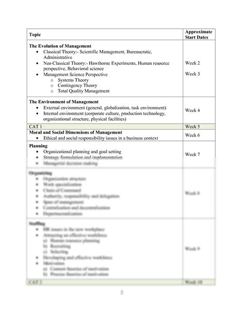 Principles and Practice of Management Course Outline に対する画像結果