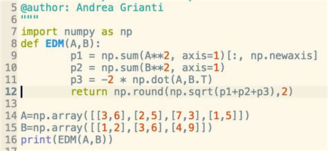 Distance Matrix in Python に対する画像結果