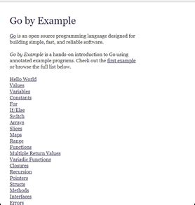 Image result for Go Basic Program