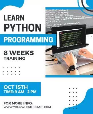 Image result for Code Training Flyer