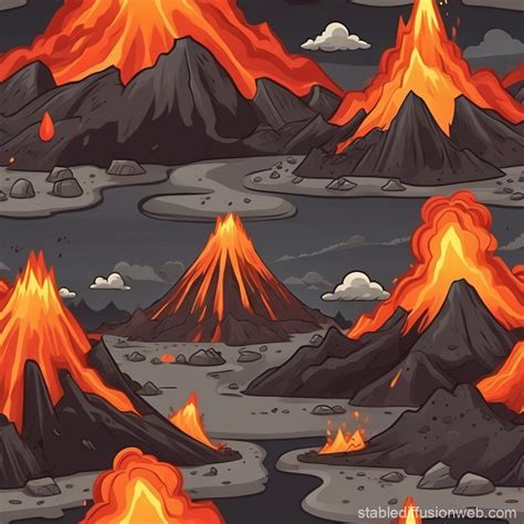 Cartoon Style Volcano-साठीचा प्रतिमा निकाल