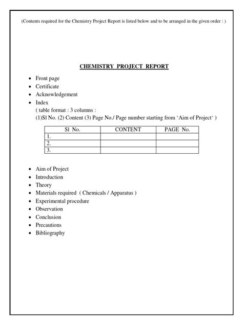 Image result for Standard Project Report Format