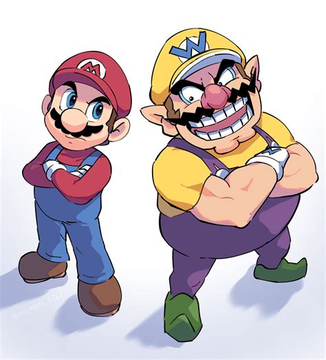 Image result for Luigi and Mario Hatless