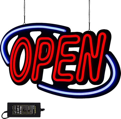 LED Open Sign Dimensions に対する画像結果