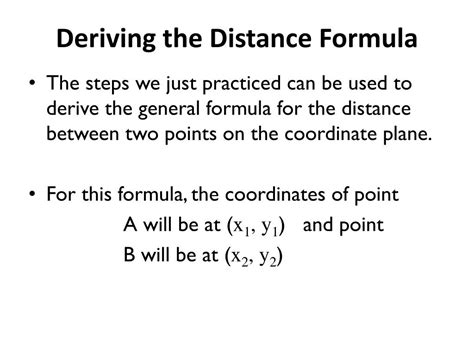 Image result for Distance Formula for Two Points