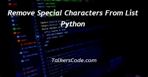 Image result for Python List of Special Characters