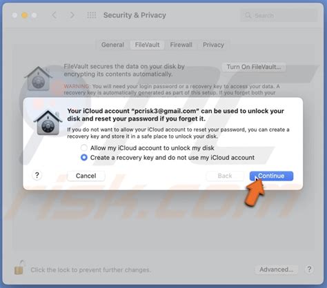 Afbeeldingsresultaten voor FileVault Prompt