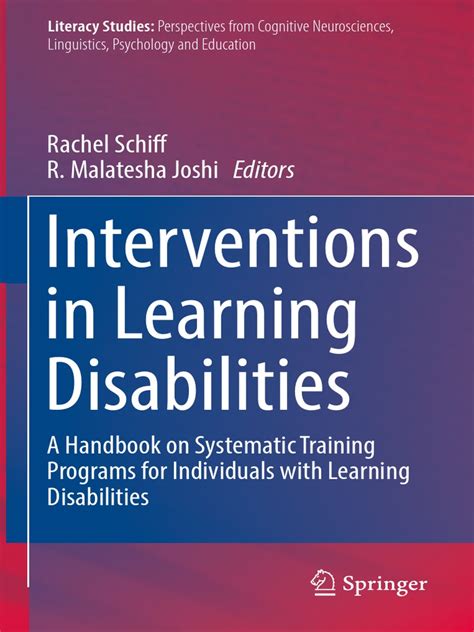 Interventions in Learning Disabilities: Rachel Schiff R. Malatesha ...