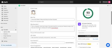Image result for Meta Description Shopify Examples