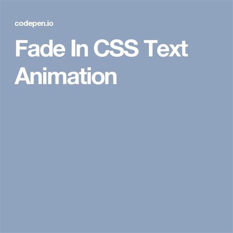 Image result for Fade in Animation CSS