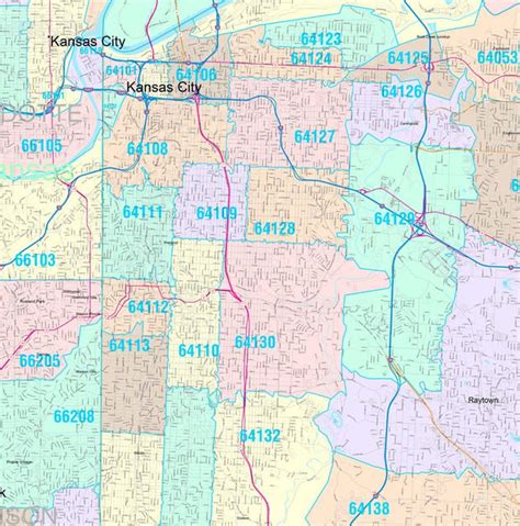 Image result for Kansas City Area Code Map