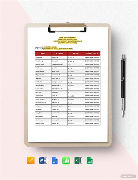 Image result for Task Tracking Word Document