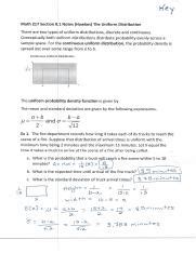 Toradh íomhá ar Uniform Distribution Notes