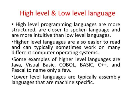 Image result for Higher Level Language