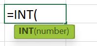Afbeeldingsresultaten voor What Is Int in Excel Formula
