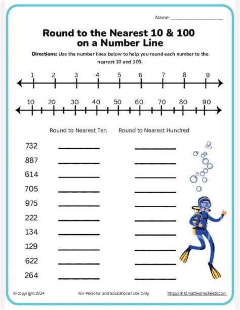 Image result for 3rd Grade Math Worksheets Rounding