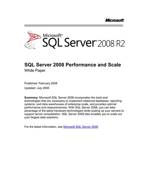 Image result for SQL Server 2008 R2 Performance Tuning