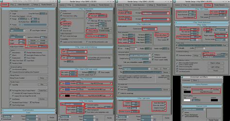 Vray Interior Preset に対する画像結果