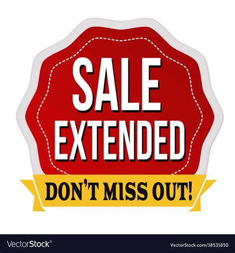 Toradh íomhá ar Sale Extended Sticker