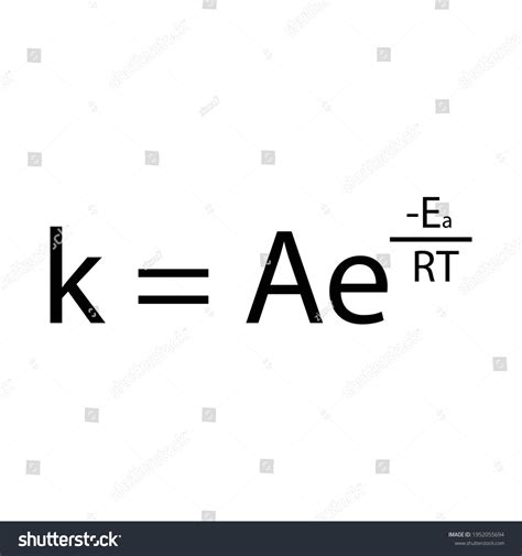 Image result for Arrhenius Rate Equation