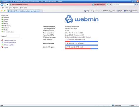 Image result for Webmin Ubuntu Server