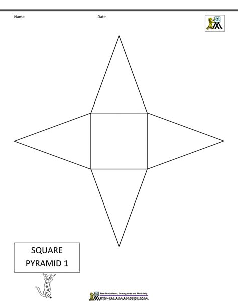 Triangular Pyramid Net Printable に対する画像結果