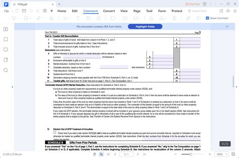 Image result for IRS Form 709 Examples