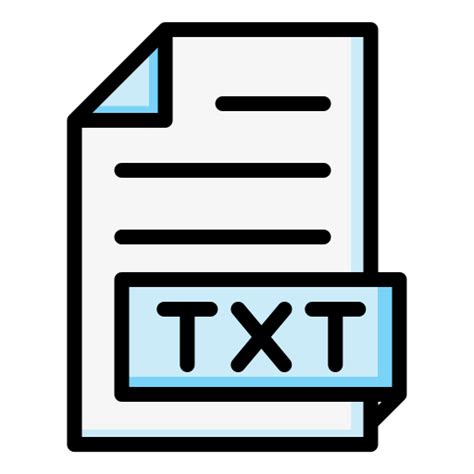Txt file - free icon