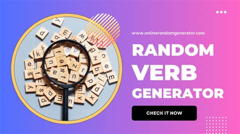 Random Verb Generator に対する画像結果