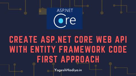 Image result for Use Entity Framework Core in Web API
