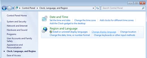 Image result for Windows 7 Display Language