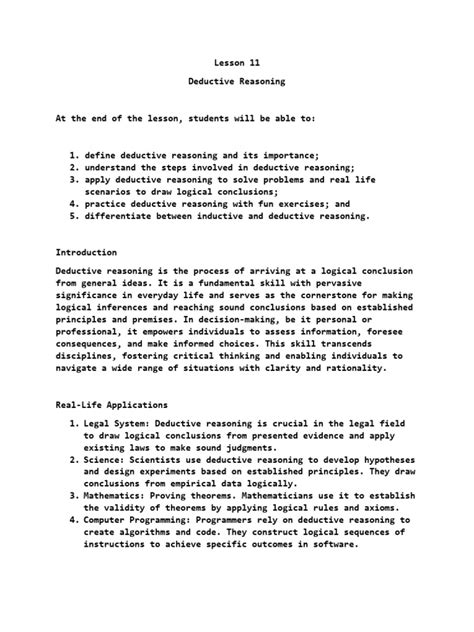Deductive Reasoning Outline for Paper Example に対する画像結果
