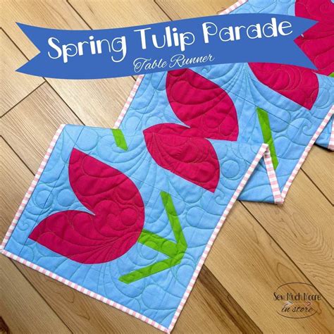 Toradh íomhá ar Sew Spring Table Runner