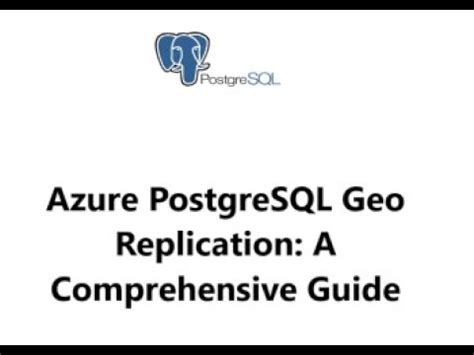 Image result for Azure PostgreSQL Replication
