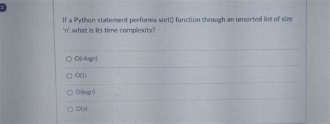 Image result for Time Complexity of Sorted Function in Python