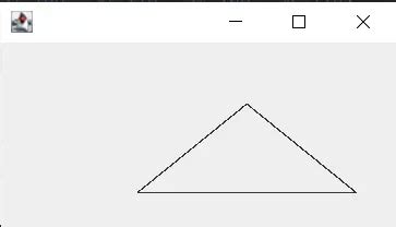 Draw Triangle Shape in Java に対する画像結果