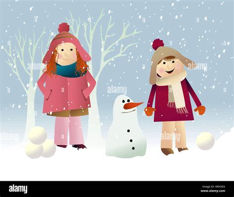 Image result for Winter Kids Playing Background