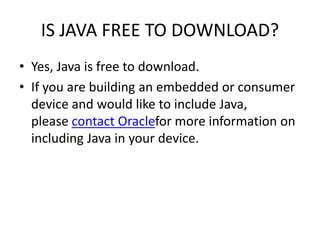 Image result for Is Java Free