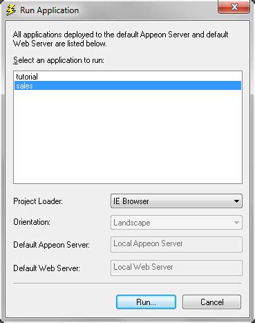 Image result for Run Application Box