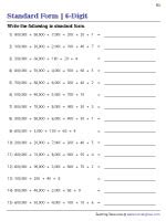 Image result for Standard Form Worksheet PDF