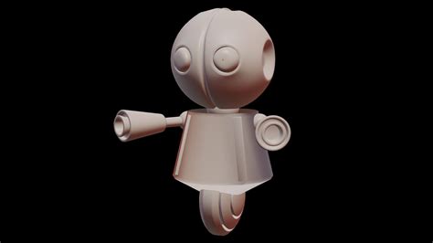 Basic Robot 3D Model に対する画像結果