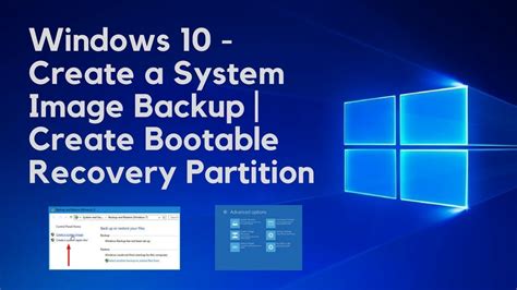 Image result for Create Boot Recove Partition Windows 1.0