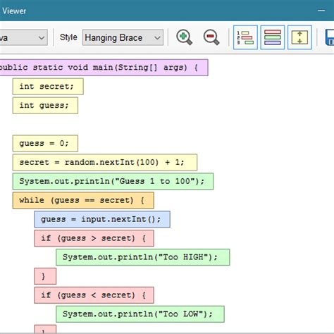 Flowgorithm Boss Fight に対する画像結果