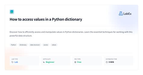 Toradh íomhá ar How to Access Values in Dictionary Python